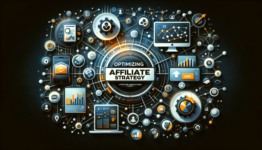 Dall·e 2023 12 02 11.00.17 A Professional And Eye Catching Header Image For A WordPress Article, Themed Around 'optimizing Your Affiliate Strategy'. The Design Should Encompass